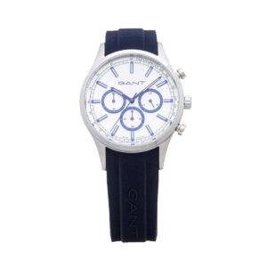 Ρολόι Ανδρικό GANT Rigefield GTAD0910099 με μπλε δερμάτινο λουράκι