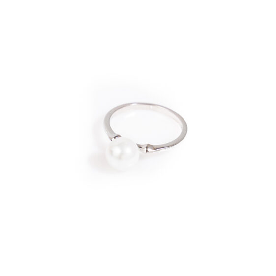 Δαχτυλίδι με μαργαριτάρι από ασήμι 925