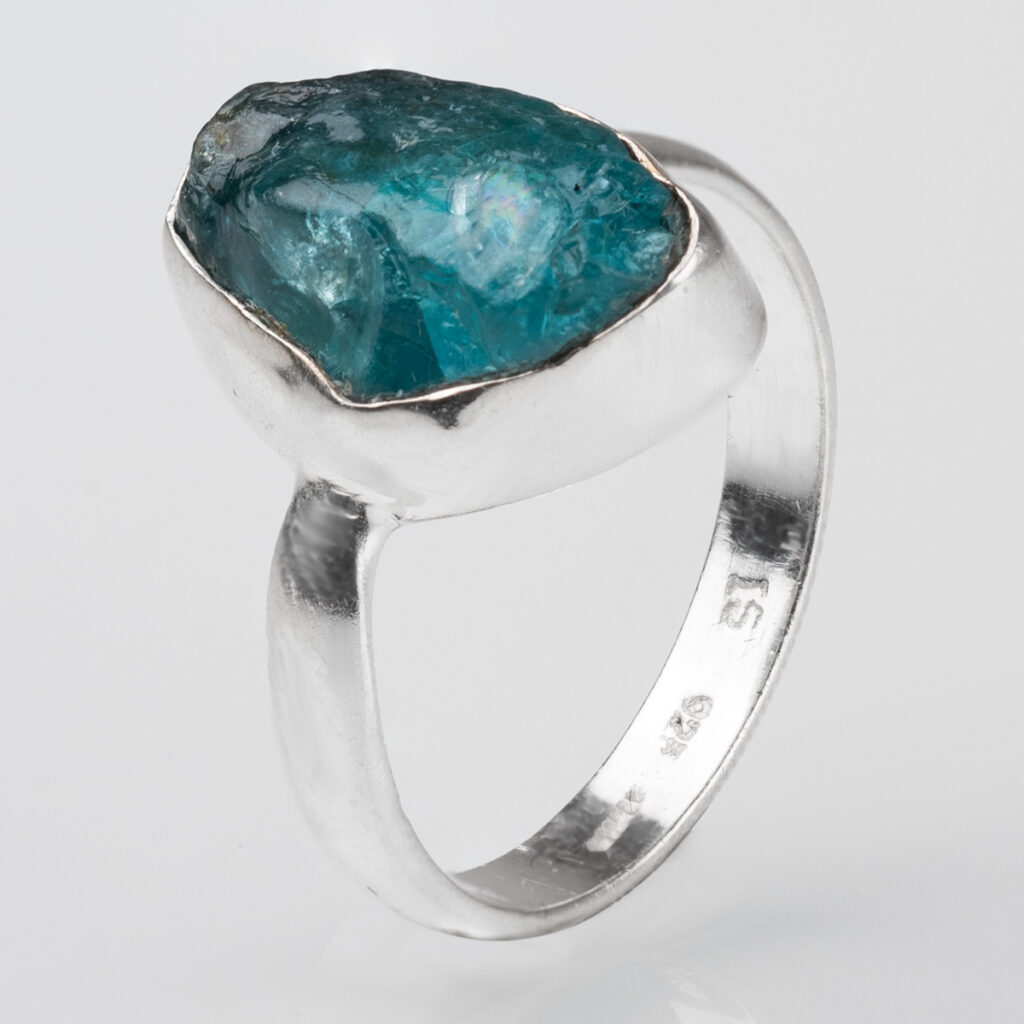 Δαχτυλίδι με χαλκηδόνιο ασήμι 925