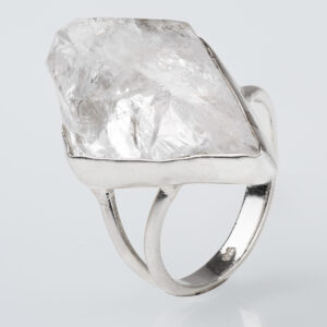 Δαχτυλίδι ασημένιο 925 με χαλαζία