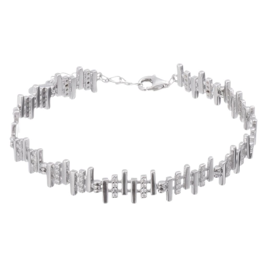 Βραχιόλι από ασήμι 925 με ζιργκόν