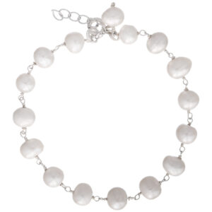 Βραχιόλι από ασήμι 925 με μαργαριτάρια