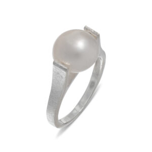 Δαχτυλίδι με μαργαριτάρι από ασήμι 925