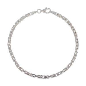 Βραχιόλι ανδρικό βυζαντινό από ασήμι 925