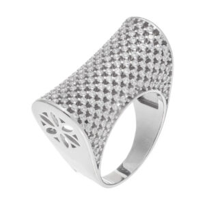 Δαχτυλίδι ασήμι 925 με πιροδίωση και ζιργκόν