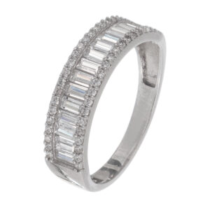 Δαχτυλίδι σειρέ από ασήμι 925 με ζιργκόν