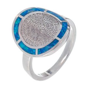 Δαχτυλίδι με όπαλ από ασήμι 925