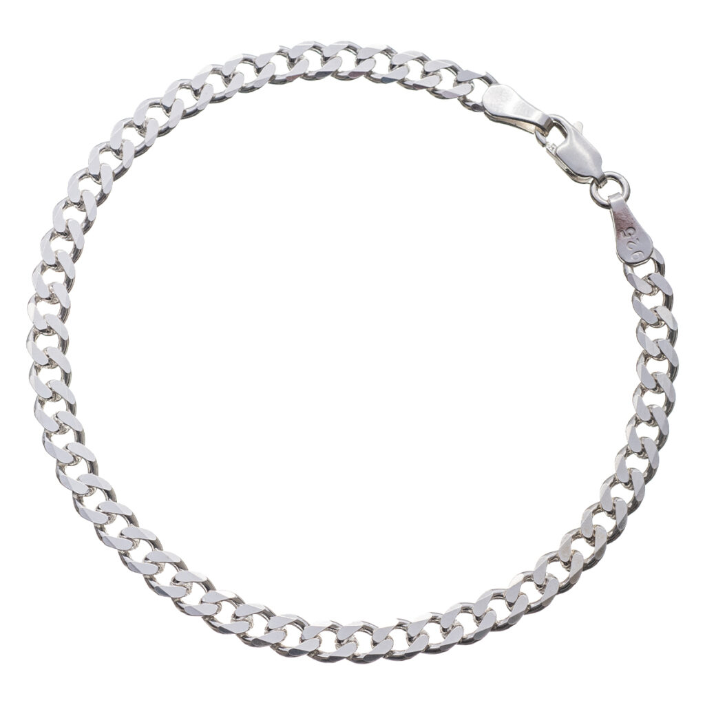 Βραχιόλι gourmet cuban 4.5 mm από ασήμι