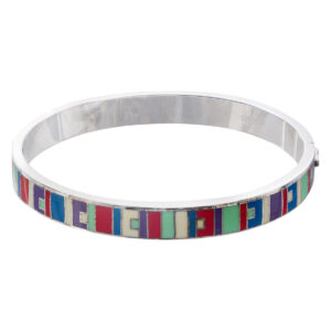 Χειροπέδα απο ασήμι 925 με πολύχρωμα σμάλτα